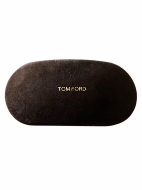 Tom Ford Brown Suede Eyewear Case